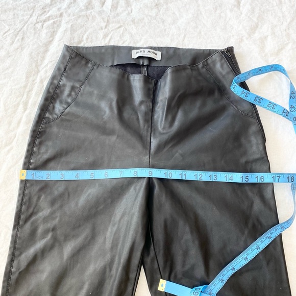 Vero Moda Emma Ray PU Leather Pants - Picture 8 of 15